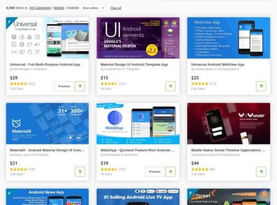 CodeCanyon
android app yarat