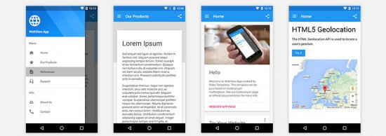 Universal Android WebView
mobil tətbiq yarat