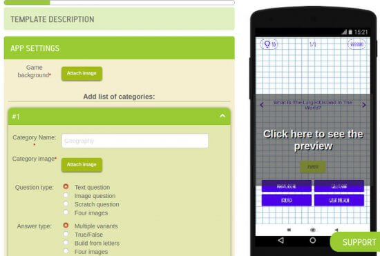 Pulsuz Android app qurucusu
AppGeyser
