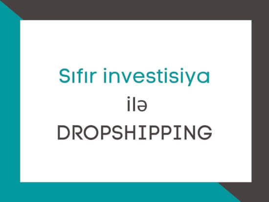Dropshipping biznesi üçün pulsuz trafik axını