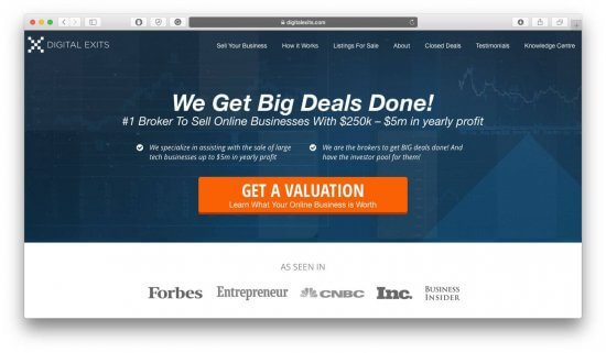 Digital Exits
online bizneslərin satışı